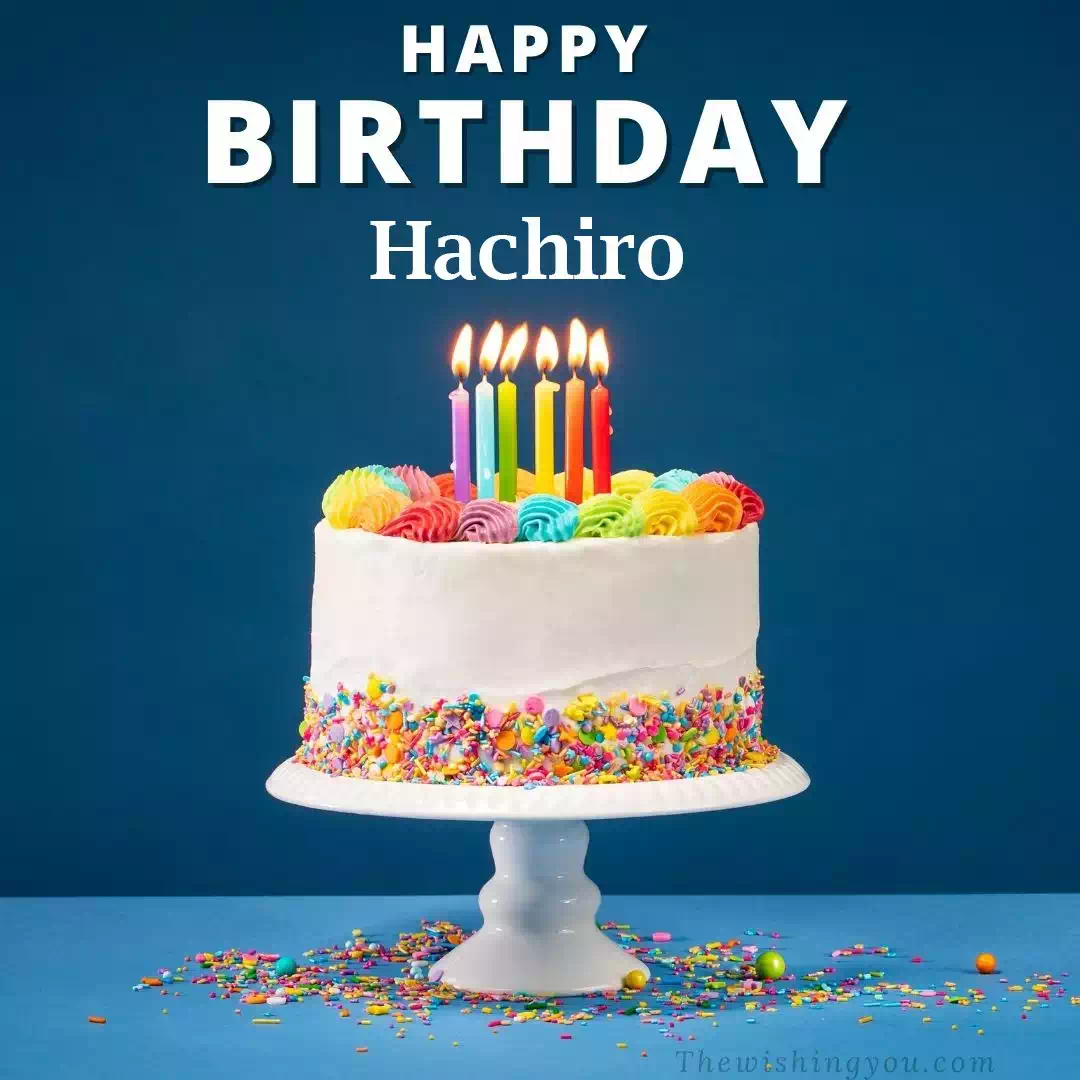 Happy Birthday Hachiro written on image 3