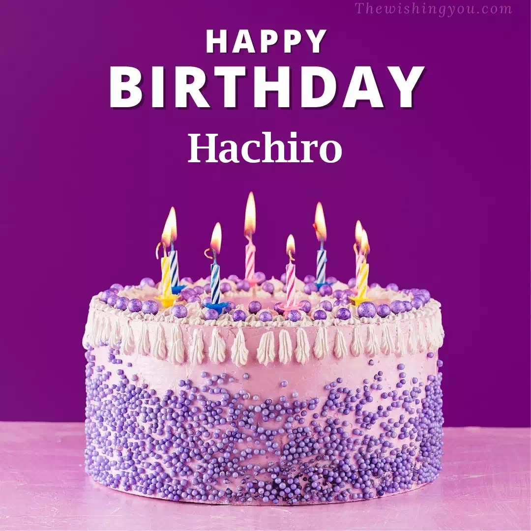 Happy Birthday Hachiro written on image 4