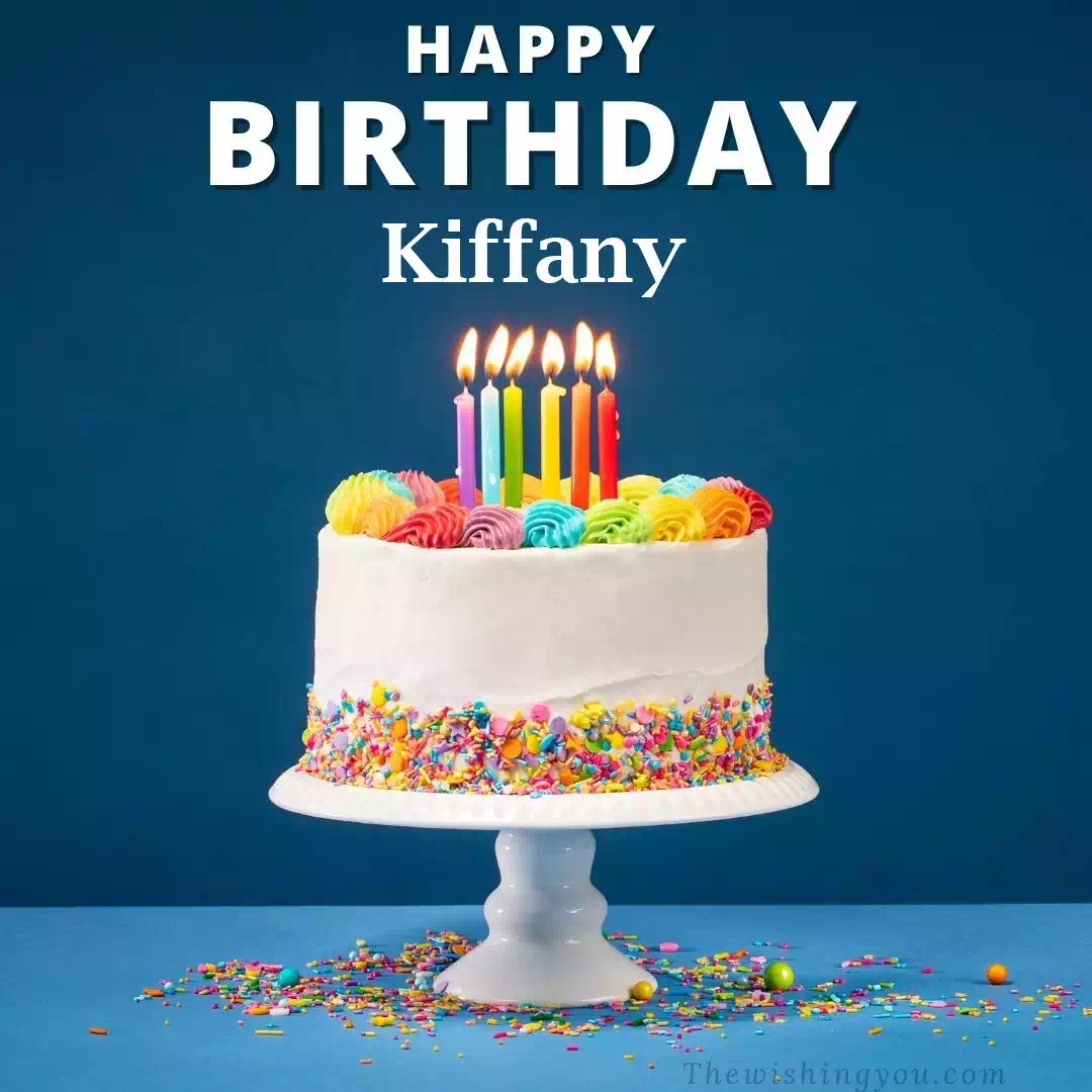 Happy Birthday Kiffany written on image 3