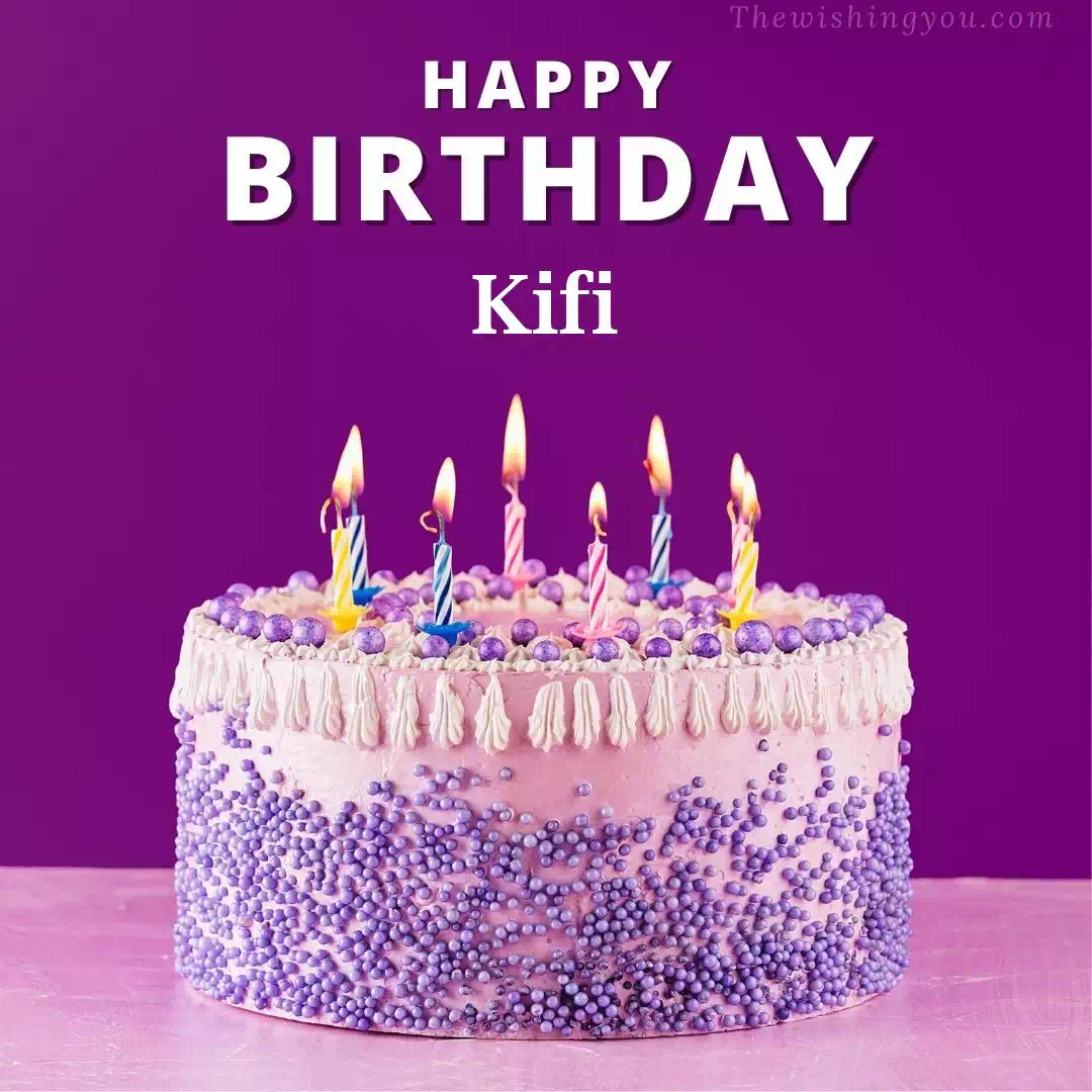 Happy Birthday Kifi written on image 4