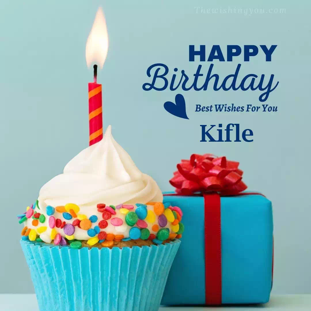 Happy Birthday Kifle written on image 1