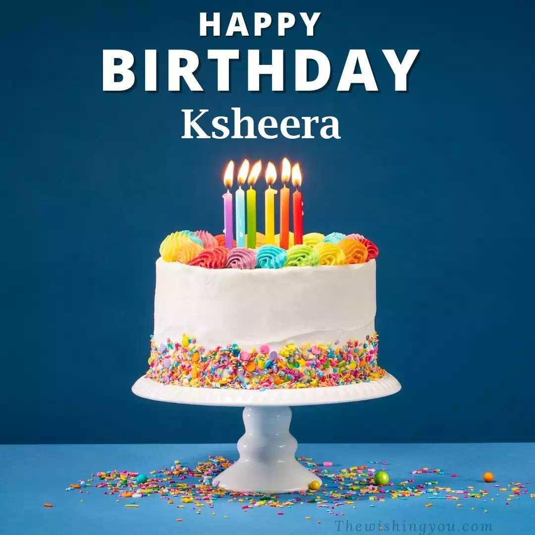 Happy Birthday Ksheera written on image 3