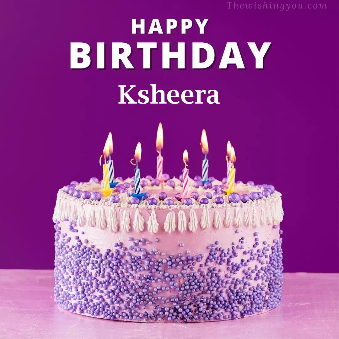 Happy Birthday Ksheera written on image 4