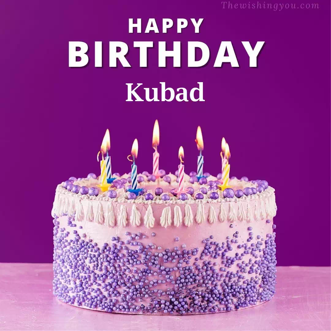 Happy Birthday Kubad written on image 4