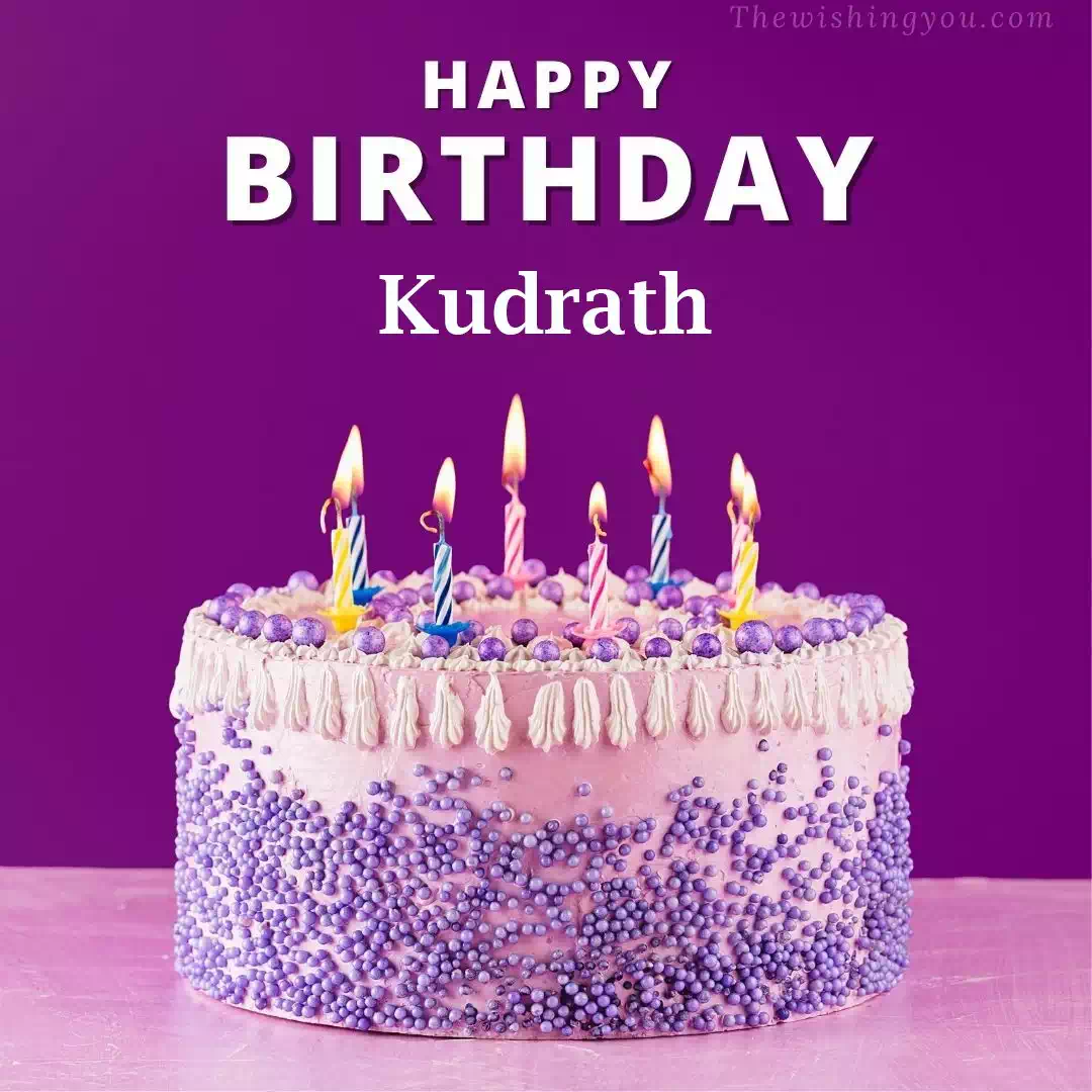 Happy Birthday Kudrath written on image 4