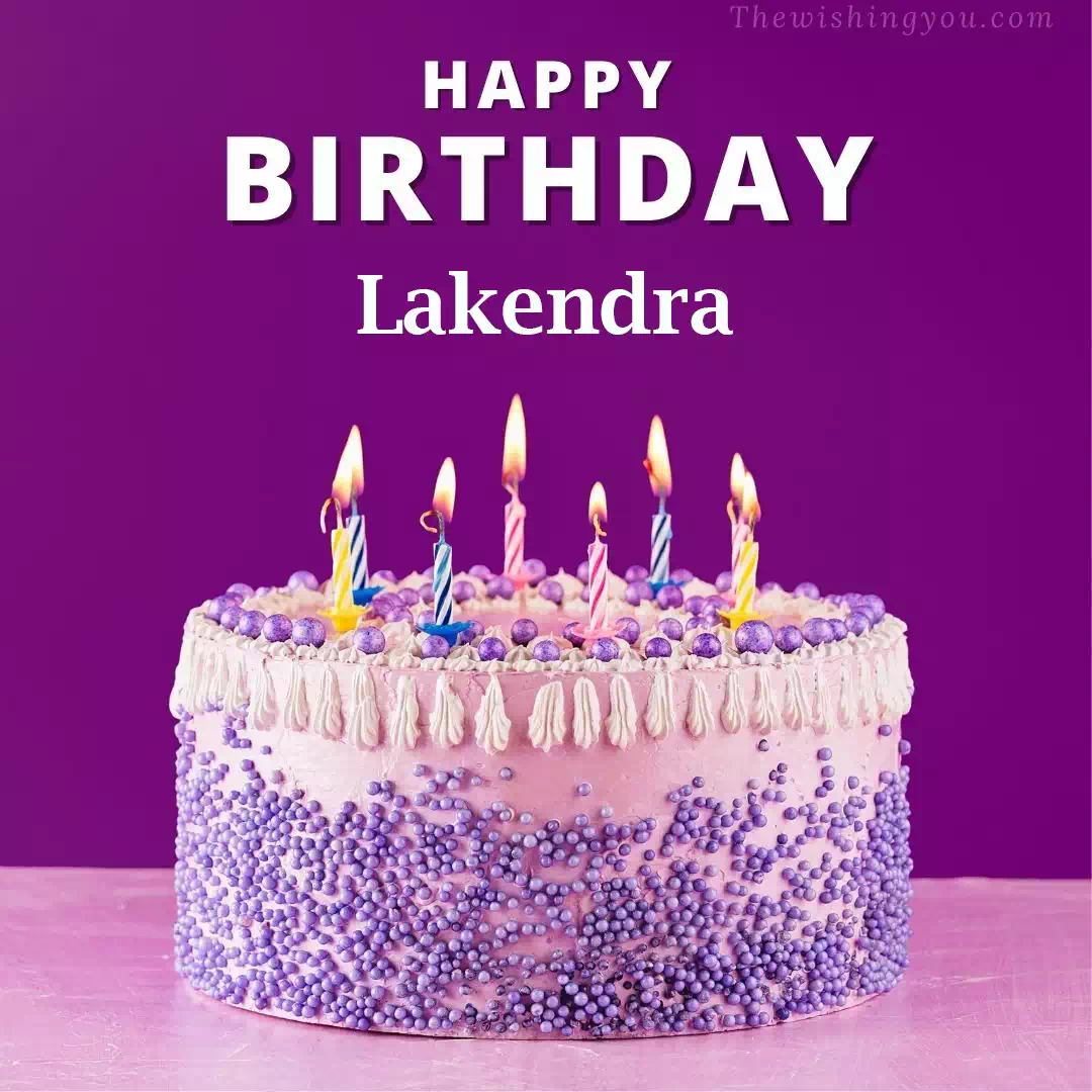 Happy Birthday Lakendra written on image 4