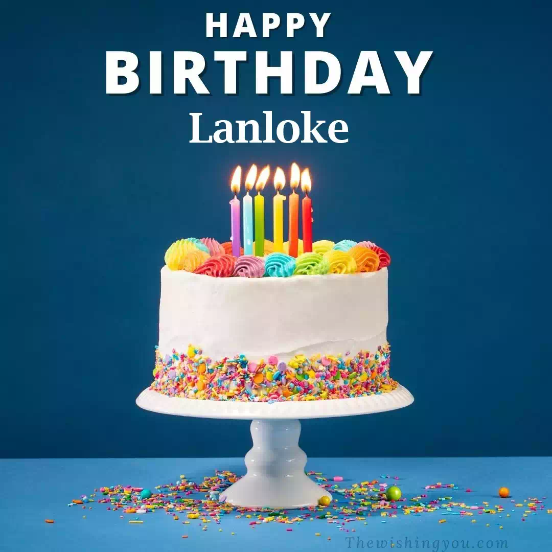 Happy Birthday Lanloke written on image 3