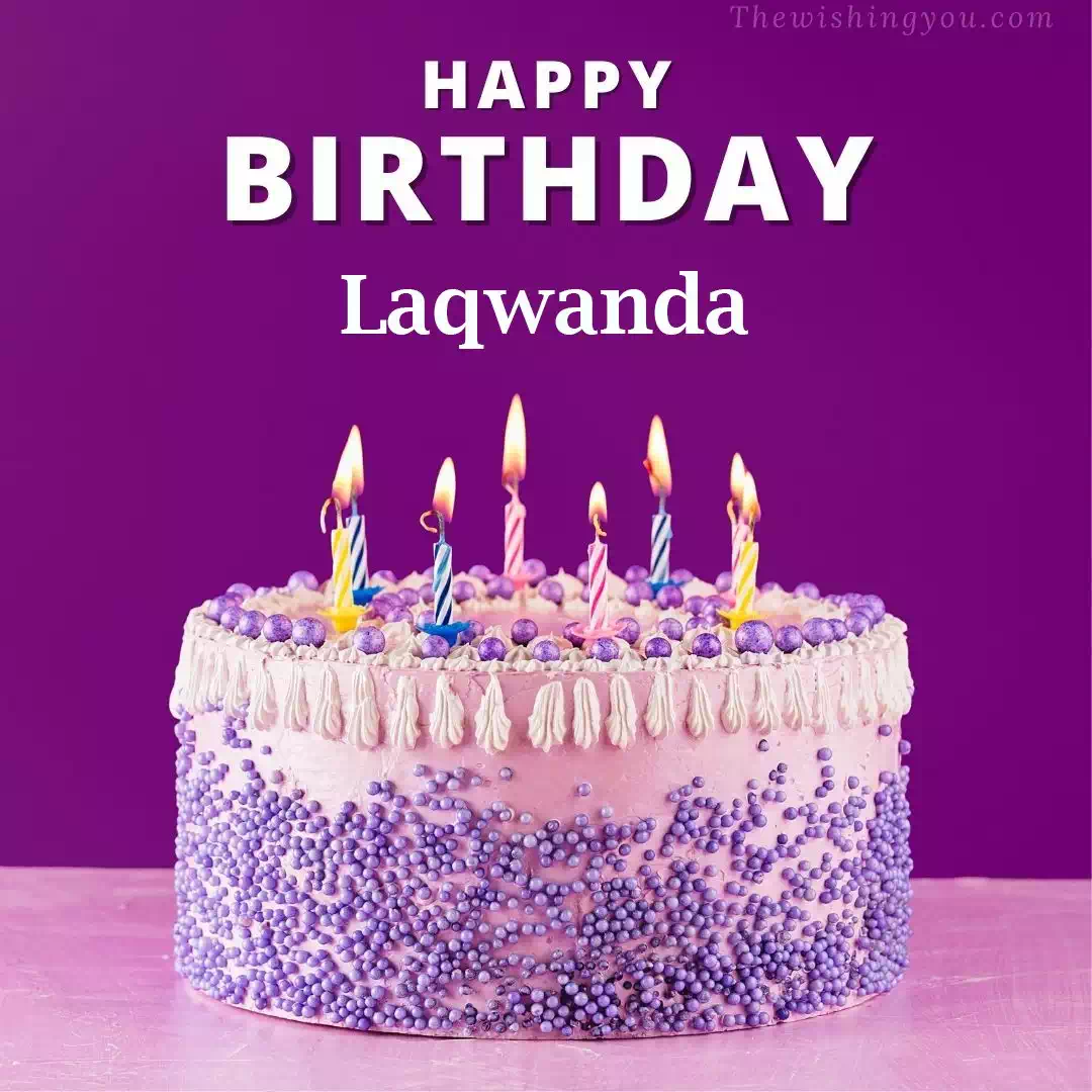 Happy Birthday Laqwanda written on image 4
