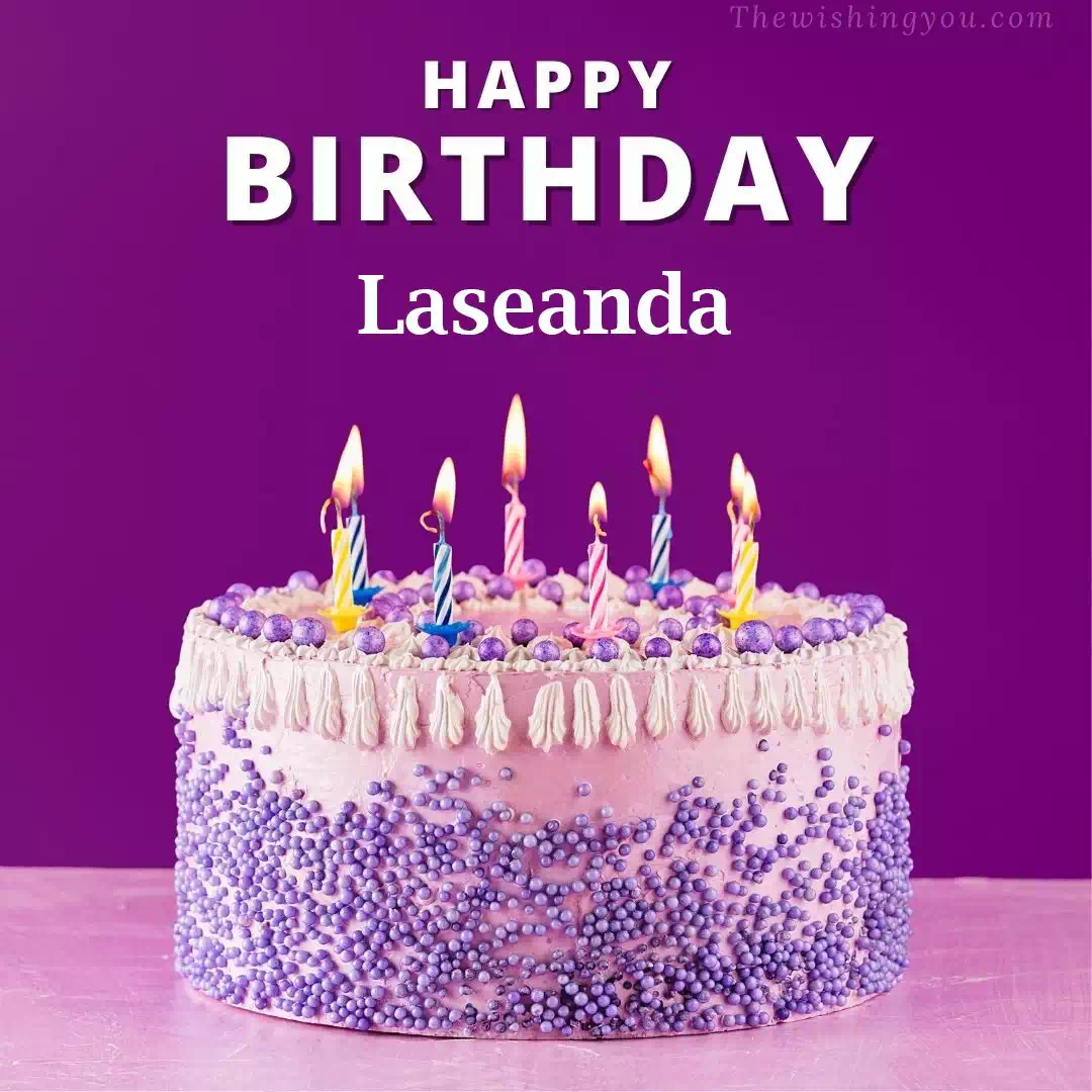 Happy Birthday Laseanda written on image 4
