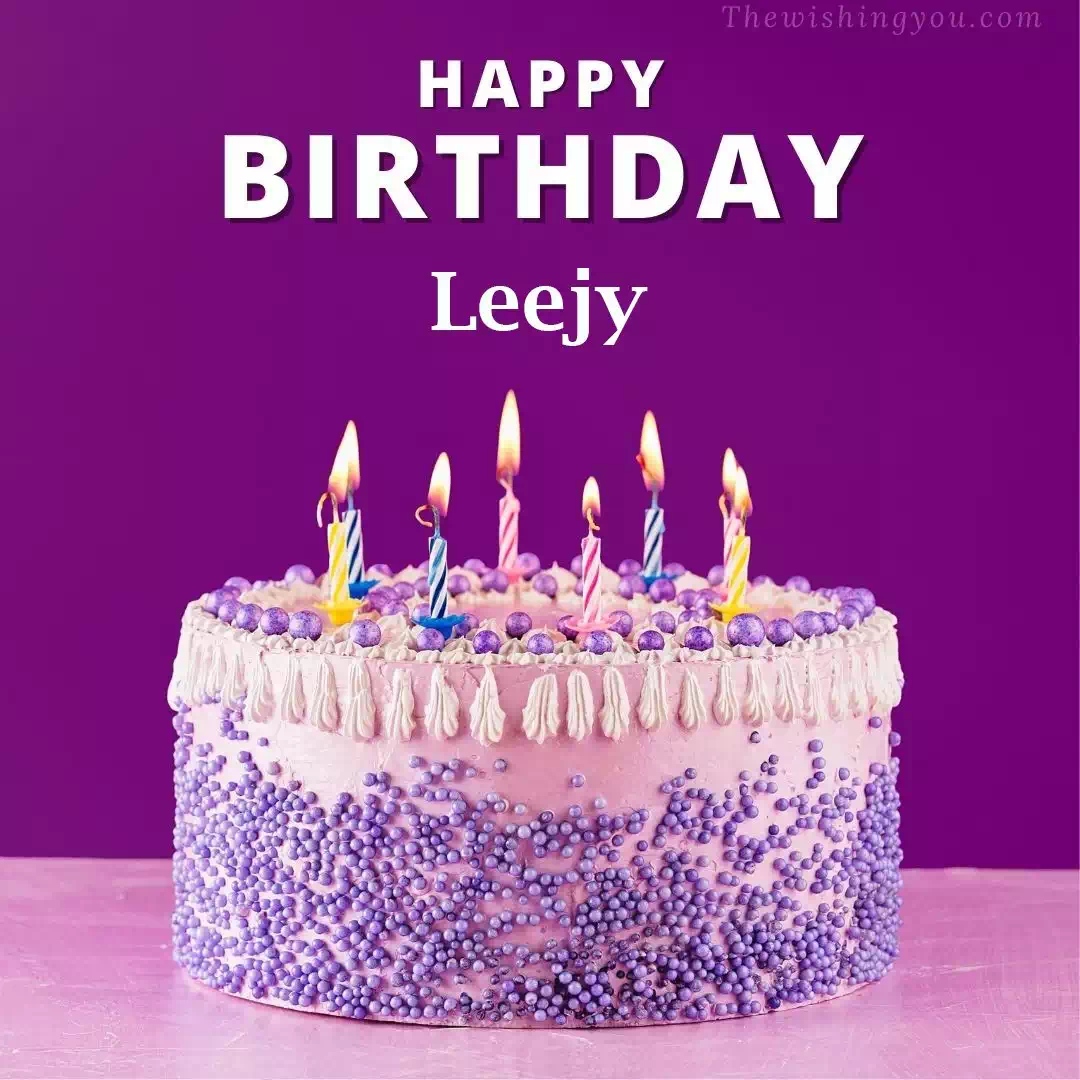 Happy Birthday Leejy written on image 4
