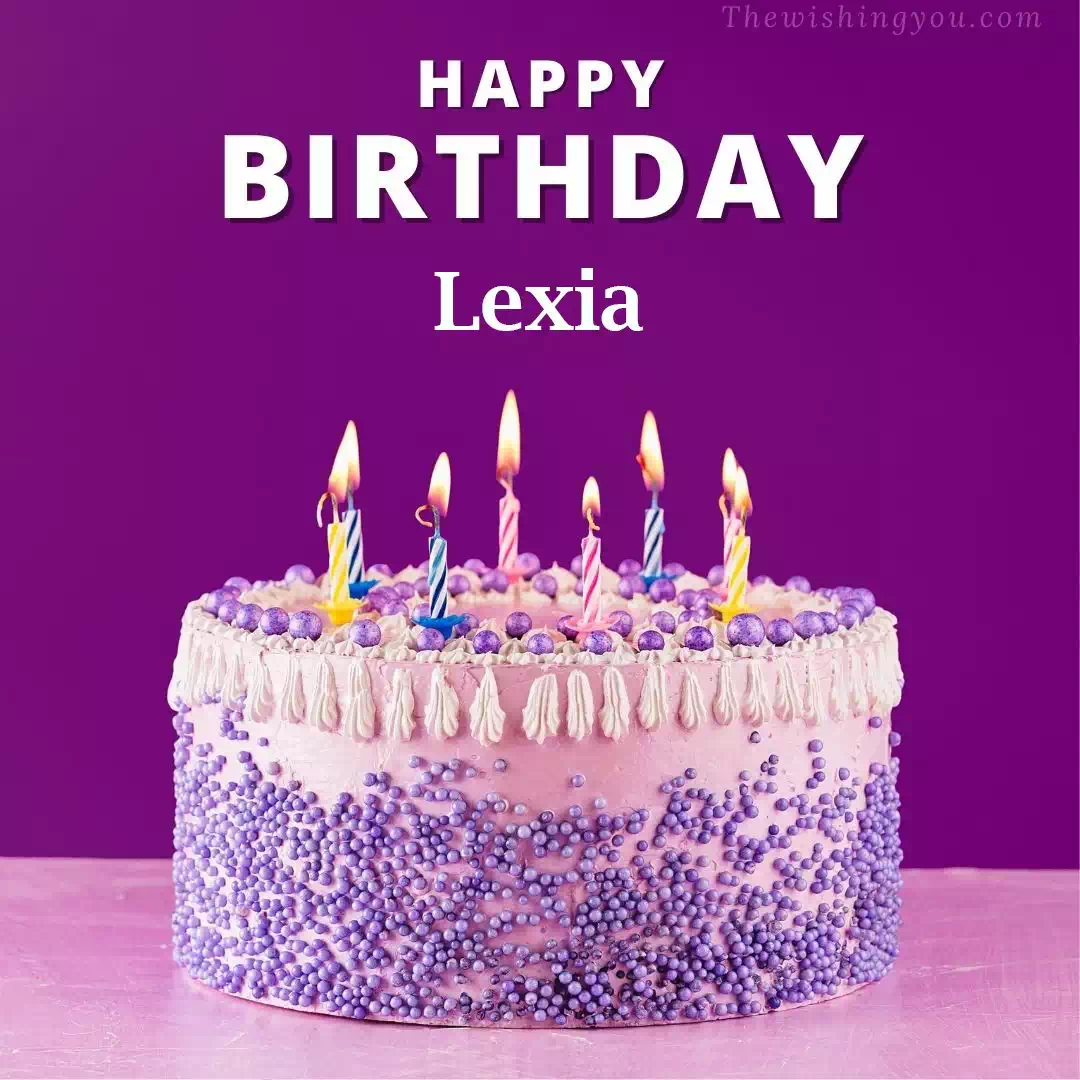 100 Hd Happy Birthday Lexia Cake Images And Shayari