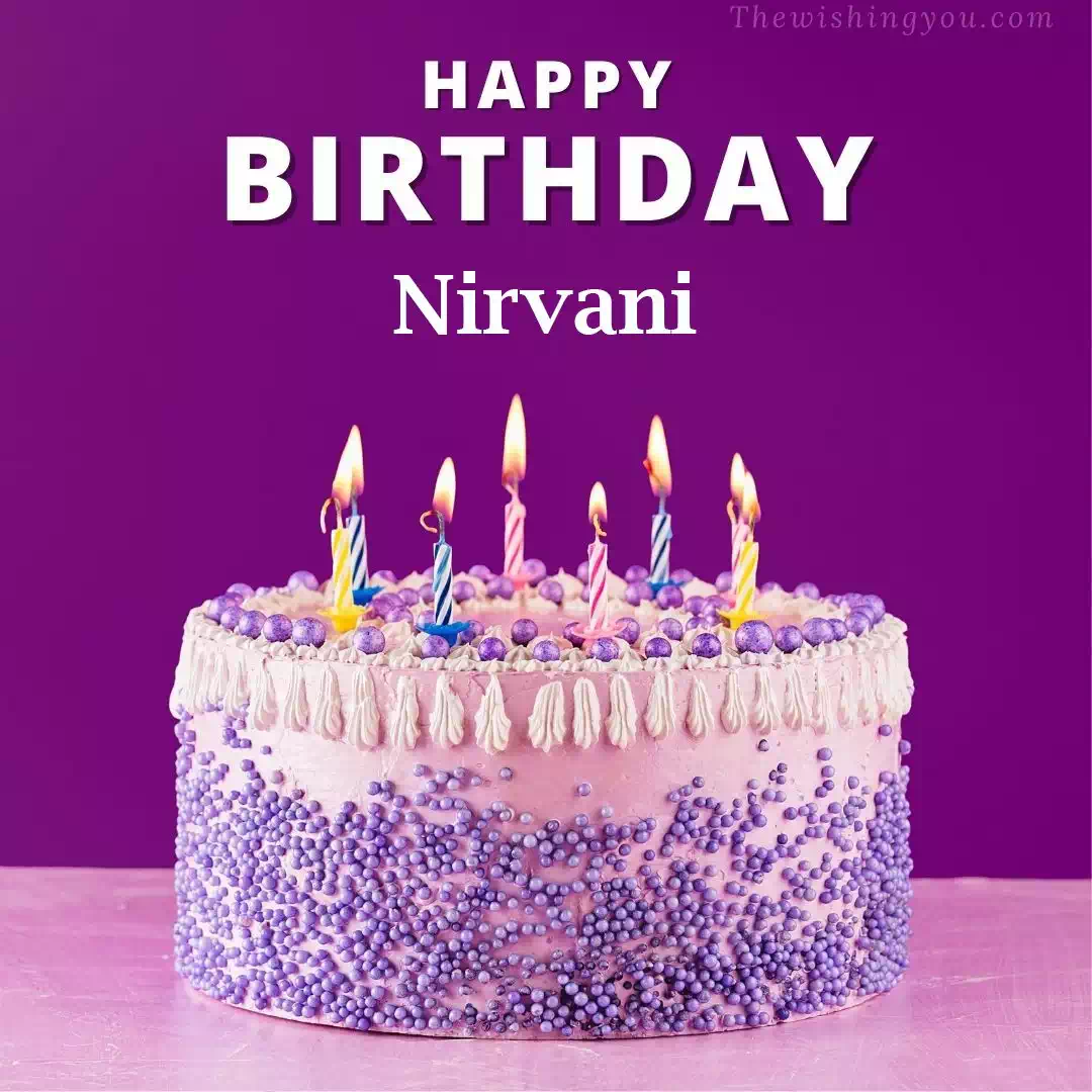 Happy Birthday Nirvani written on image 4