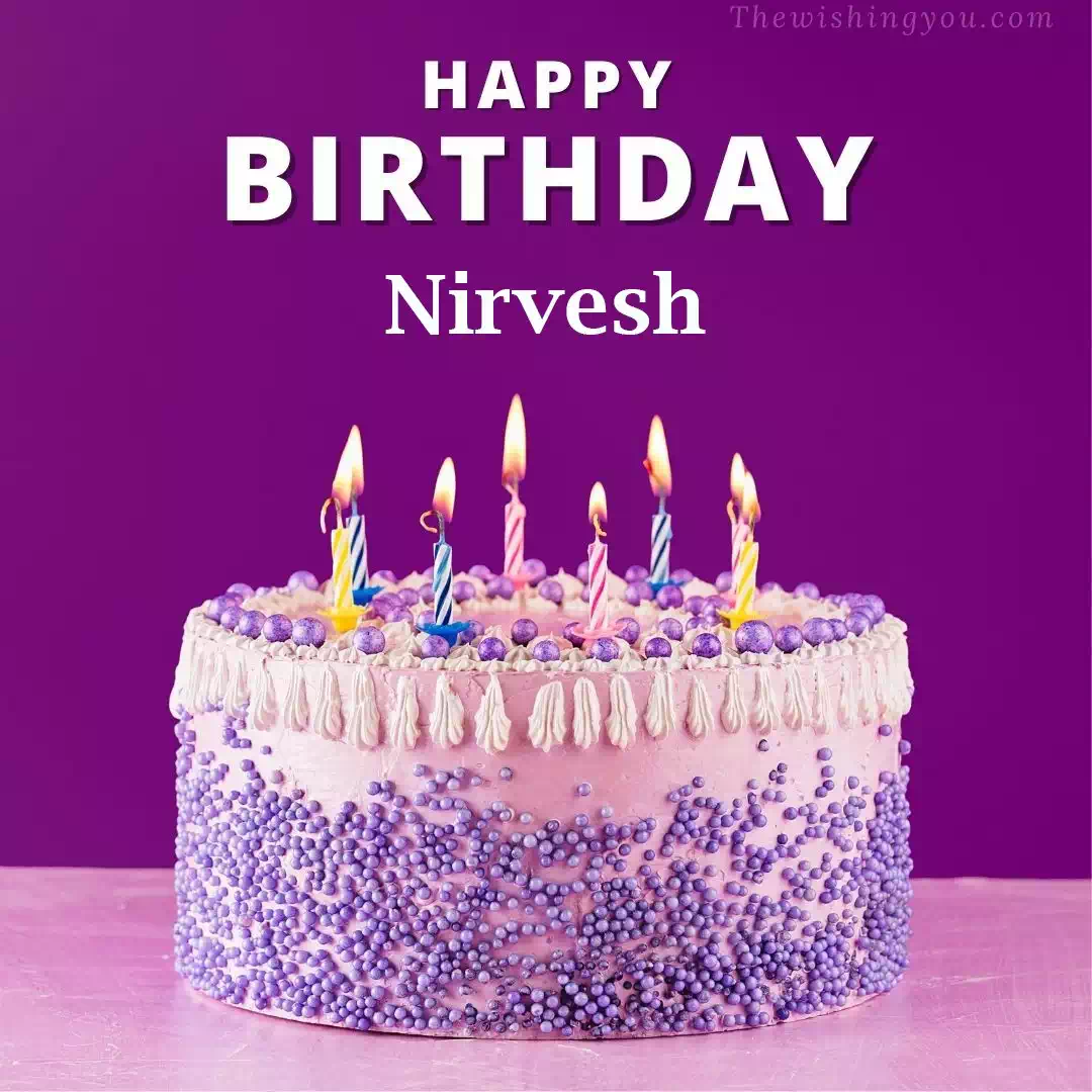 Happy Birthday Nirvesh written on image 4