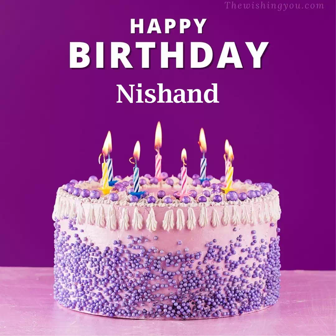 Happy Birthday Nishand written on image 4