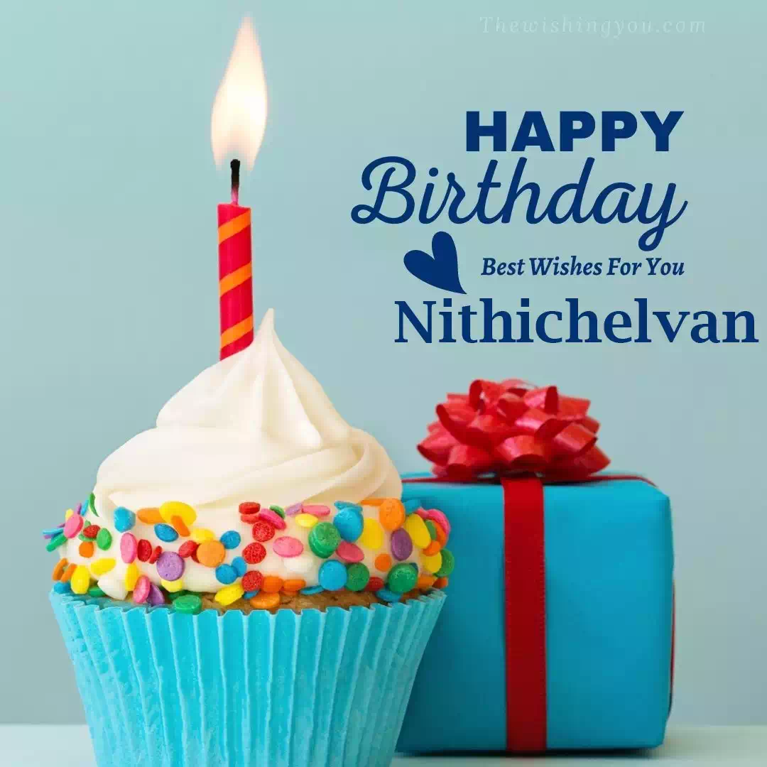 Happy Birthday Nithichelvan written on image 1