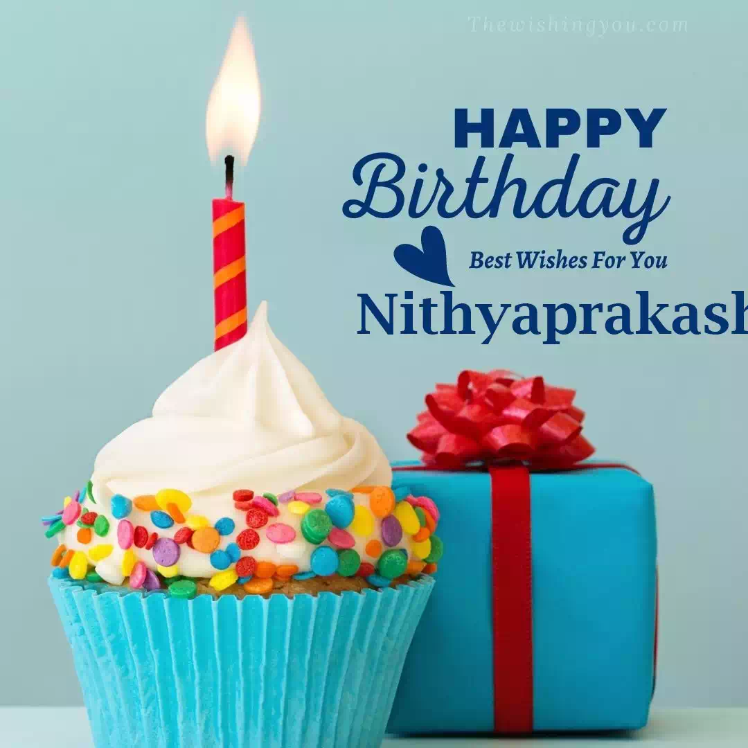 Happy Birthday Nithyaprakash written on image 1