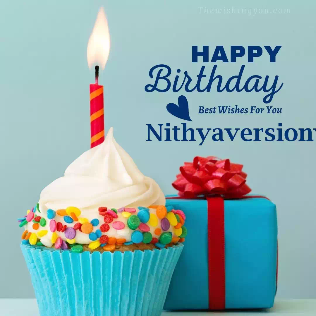 Happy Birthday Nithyaversiony written on image 1
