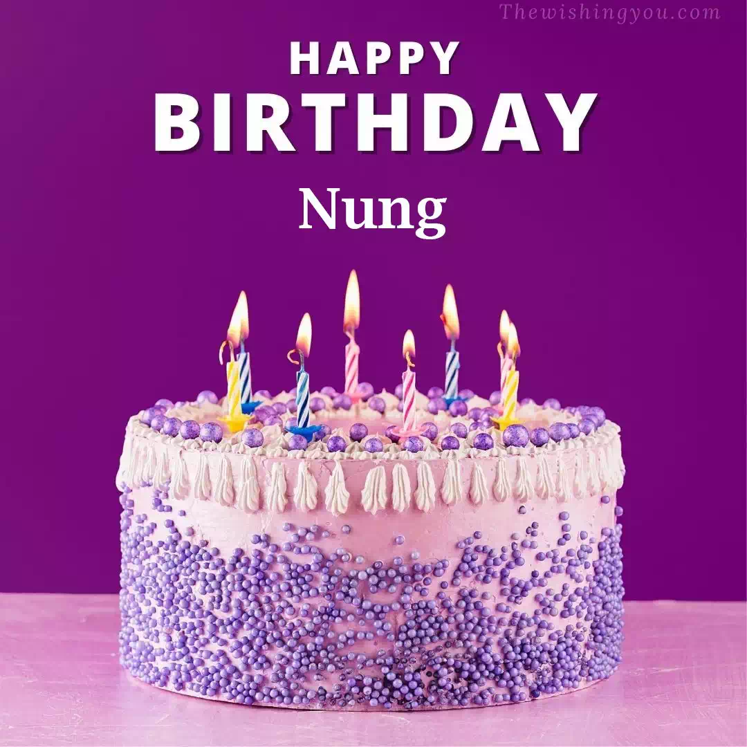 Happy Birthday Nung written on image 4