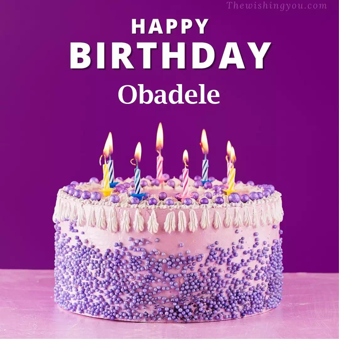 Happy Birthday Obadele written on image 4