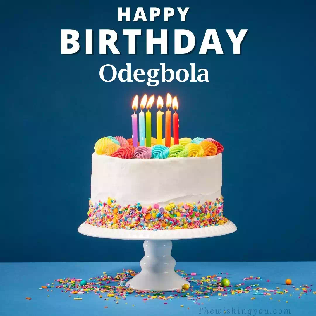 Happy Birthday Odegbola written on image 3
