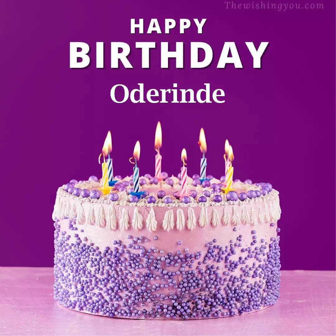 Happy Birthday Oderinde written on image 4