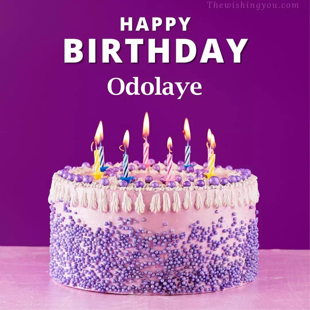 Happy Birthday Odolaye written on image 4
