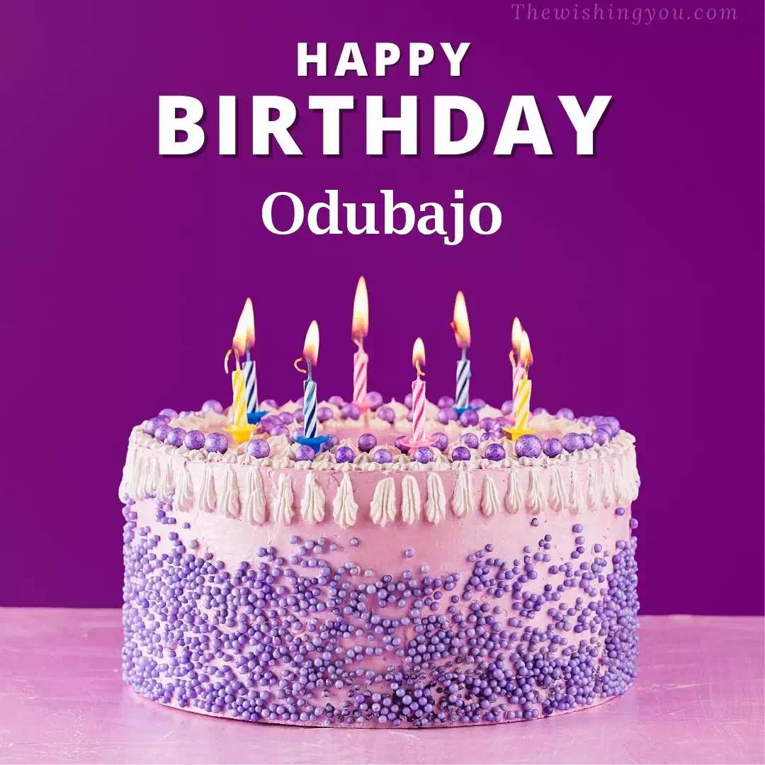 Happy Birthday Odubajo written on image 4