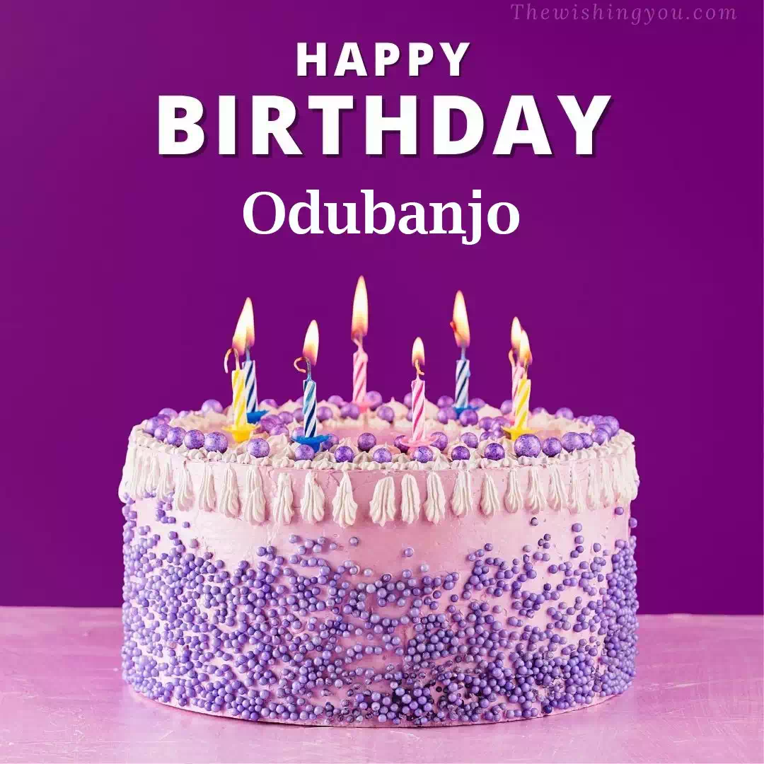 Happy Birthday Odubanjo written on image 4