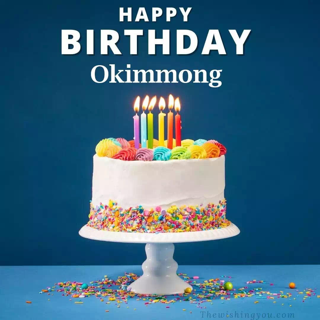 Happy Birthday Okimmong written on image 3