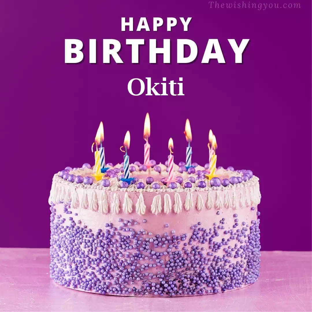 Happy Birthday Okiti written on image 4
