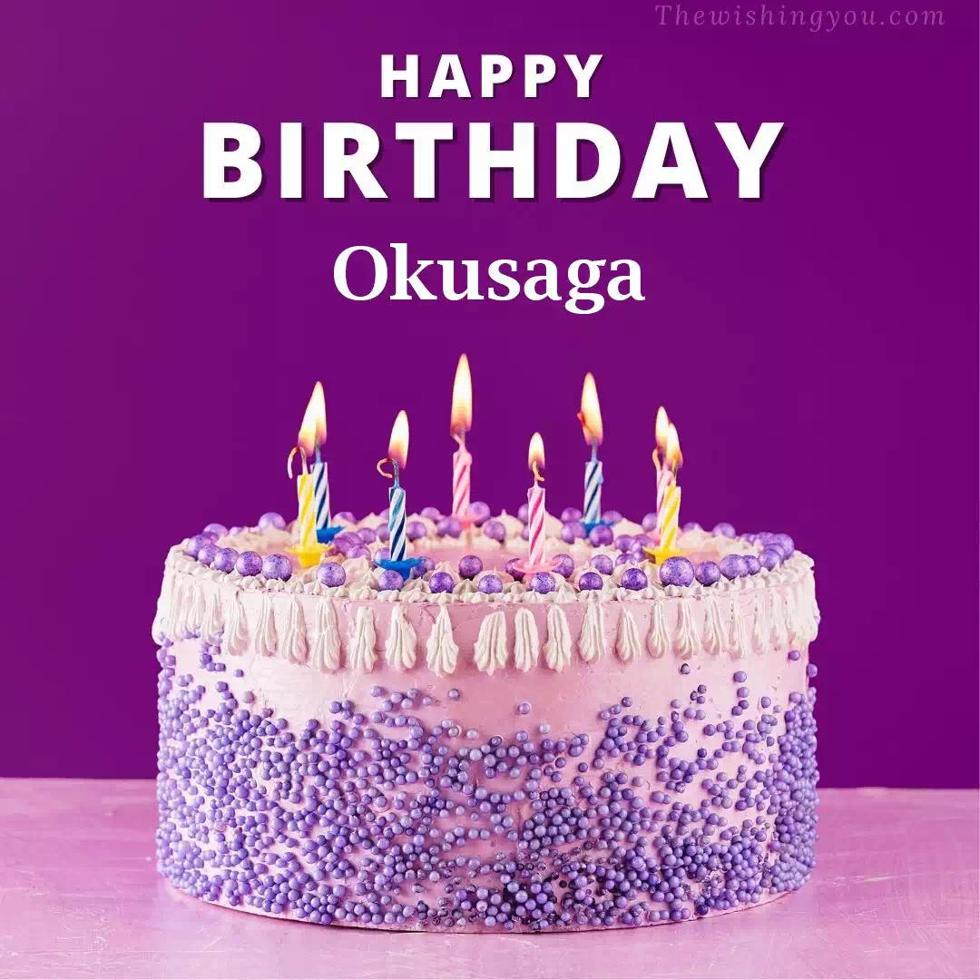 Happy Birthday Okusaga written on image 4
