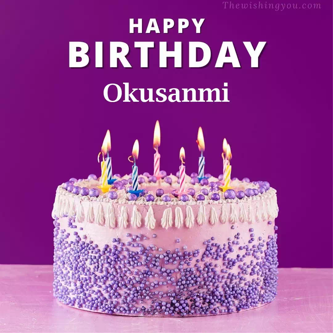Happy Birthday Okusanmi written on image 4