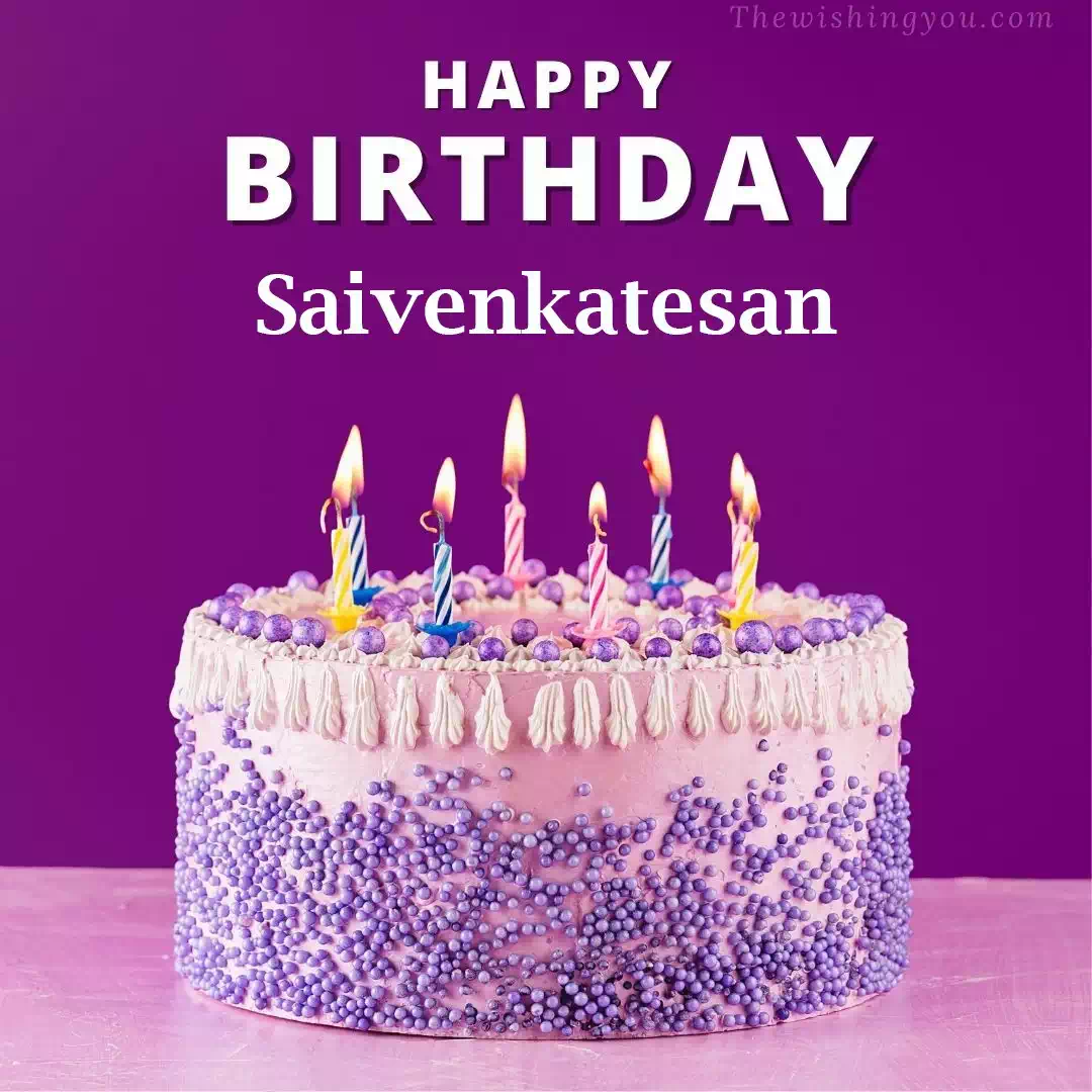 Happy Birthday Saivenkatesan written on image 4