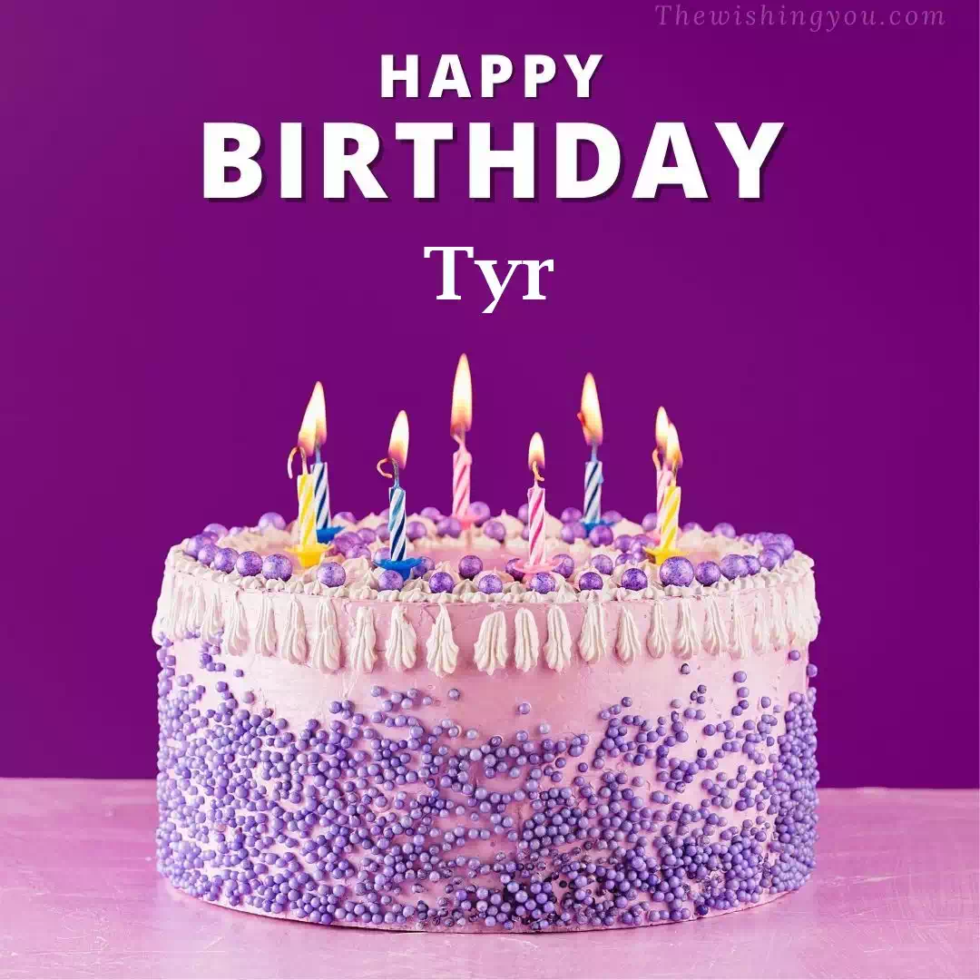 Happy Birthday Tyr written on image 4