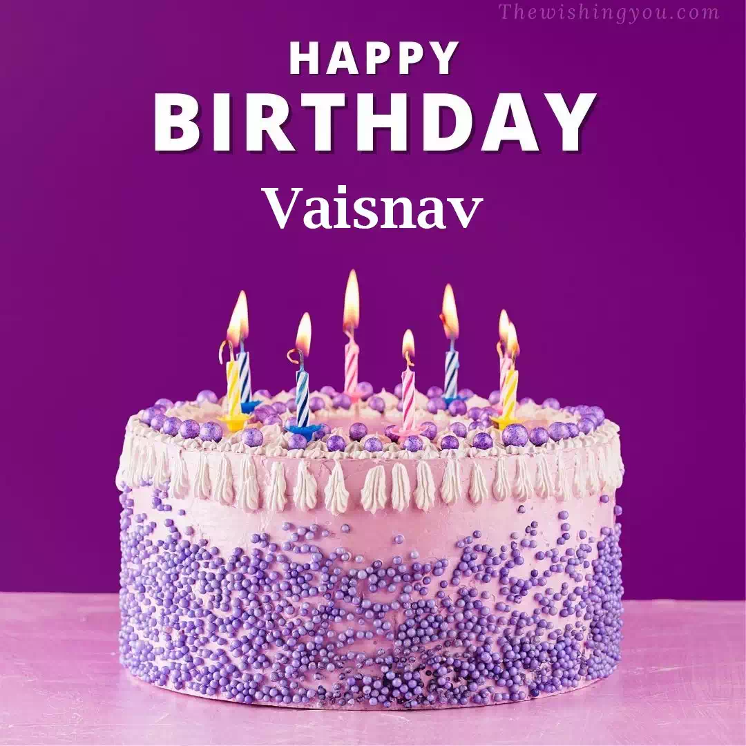 Happy Birthday Vaisnav written on image 4