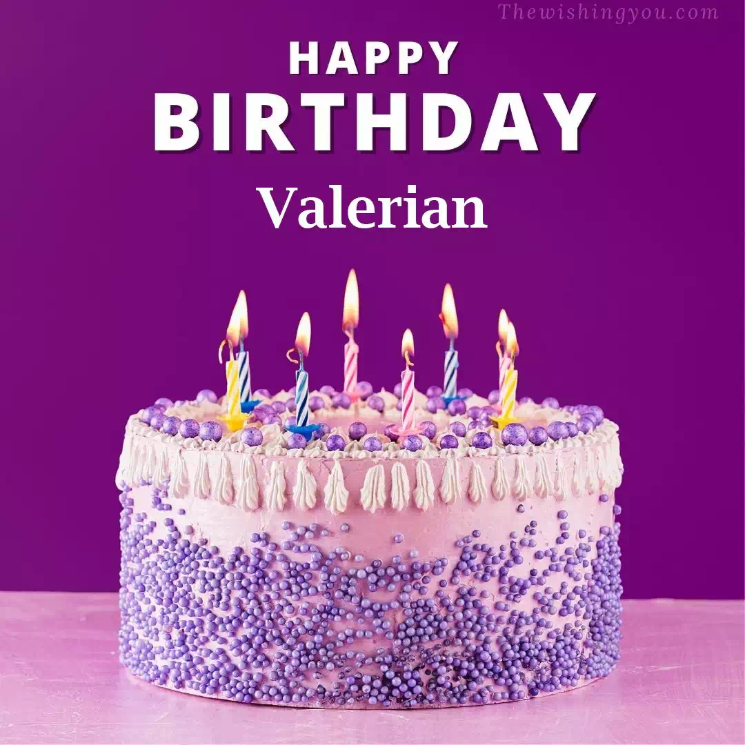 Happy Birthday Valerian written on image 4
