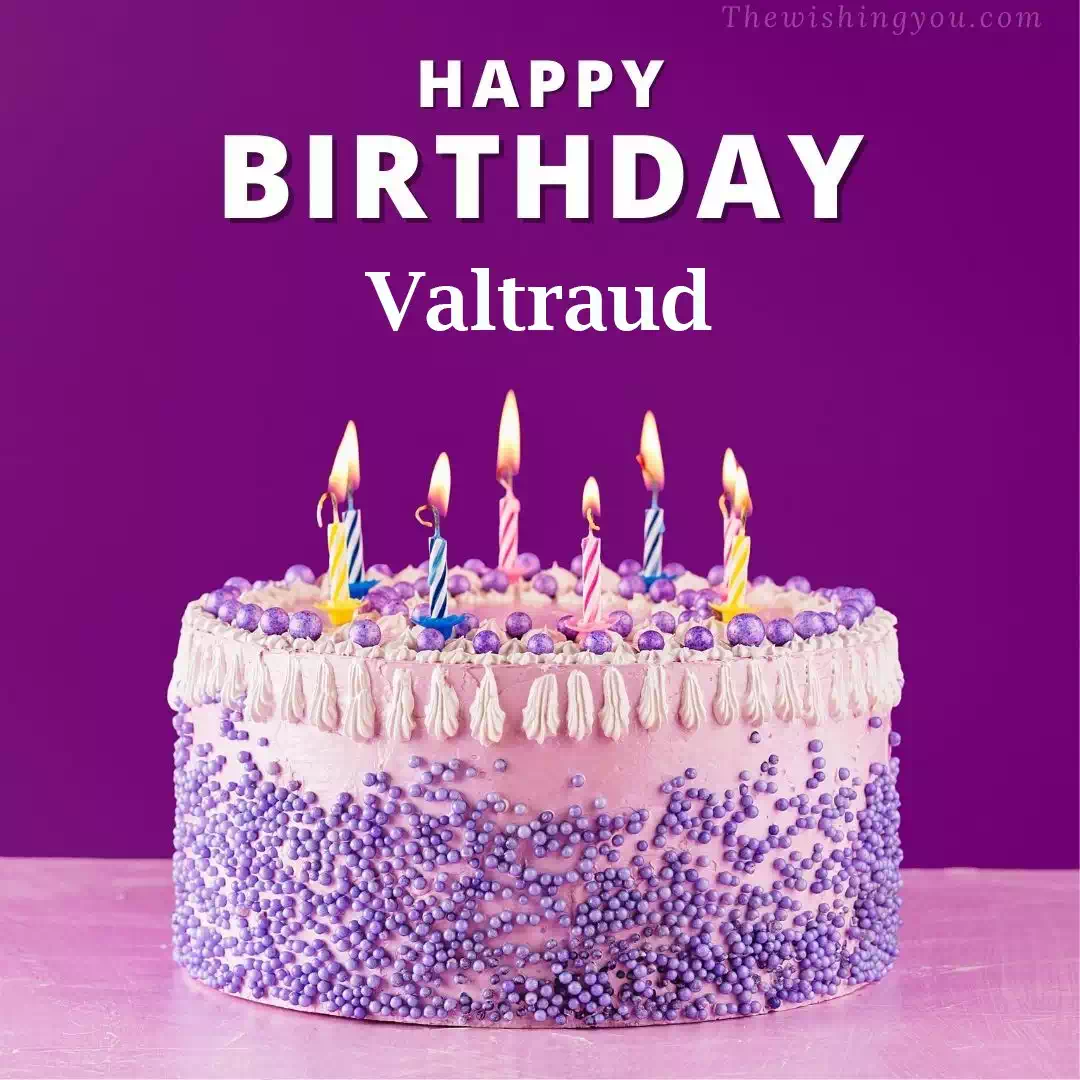 Happy Birthday Valtraud written on image 4