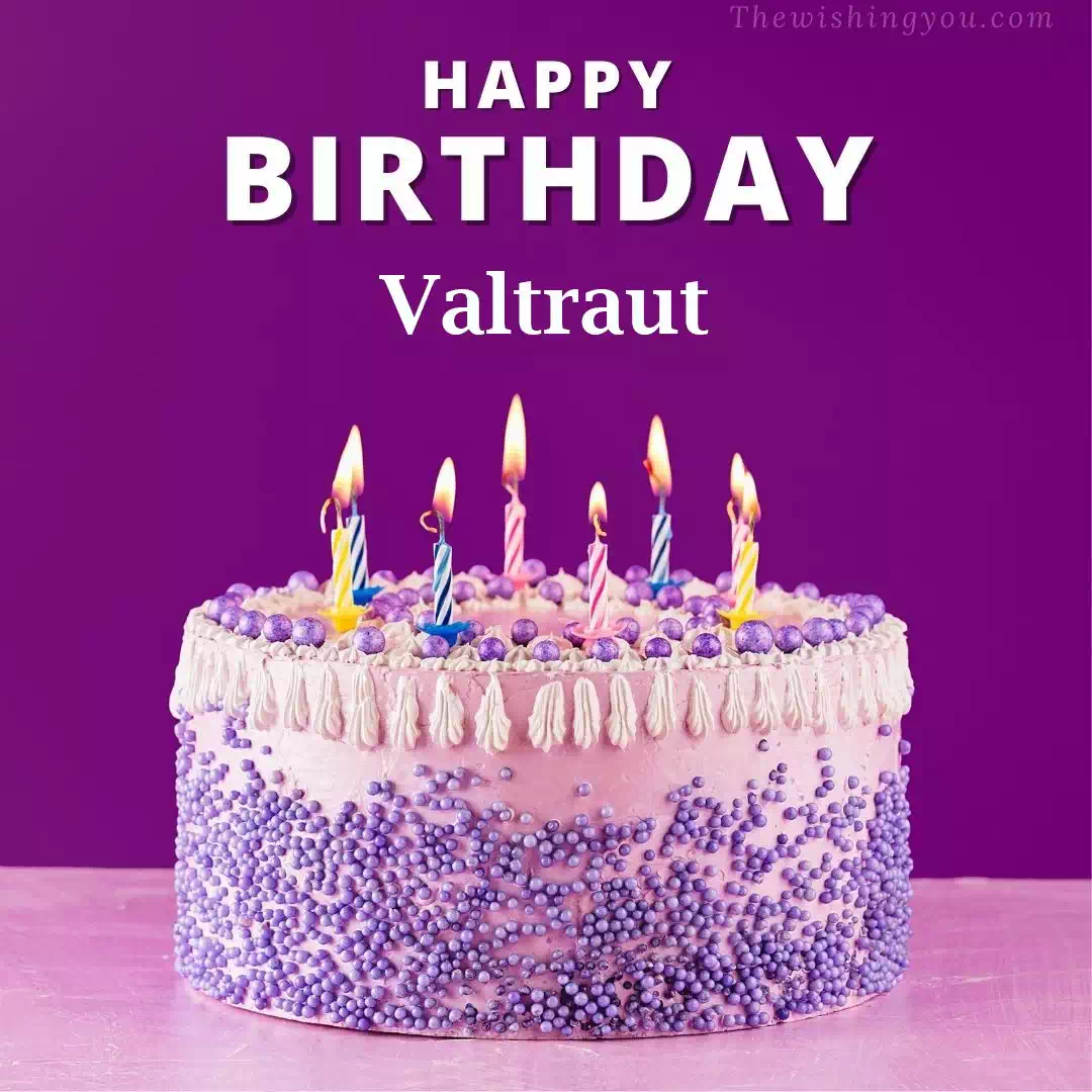 Happy Birthday Valtraut written on image 4