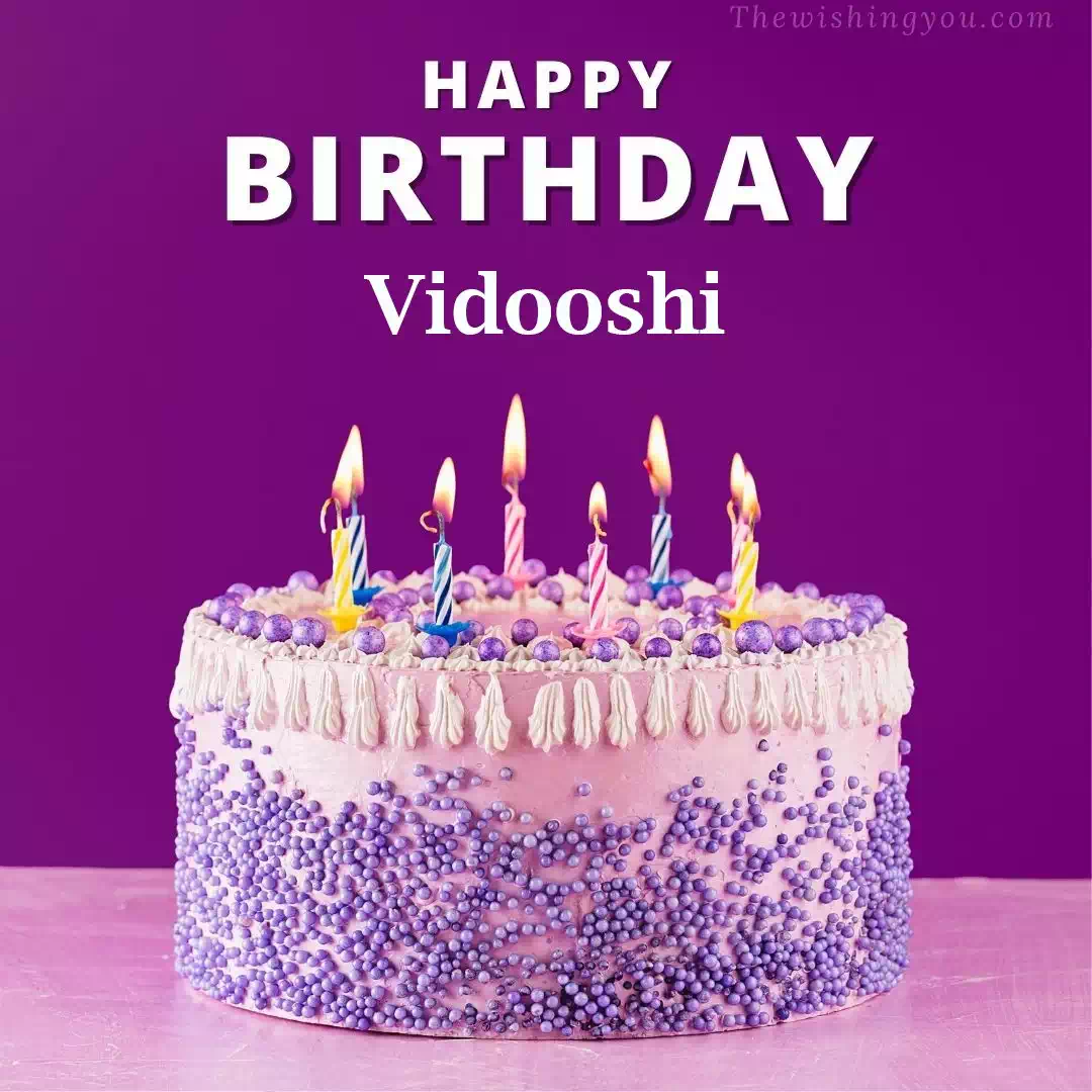 Happy Birthday Vidooshi written on image 4