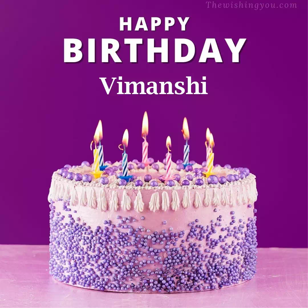 Happy Birthday Vimanshi written on image 4