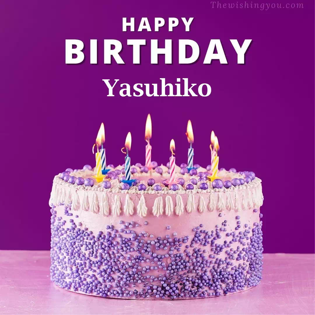 Happy Birthday Yasuhiko written on image 4
