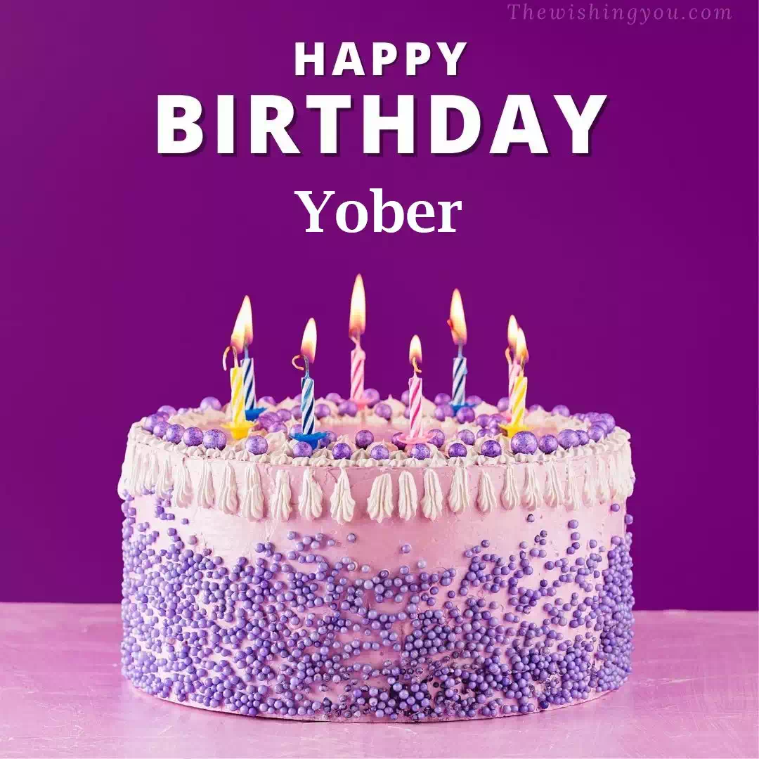 Happy Birthday Yober written on image 4