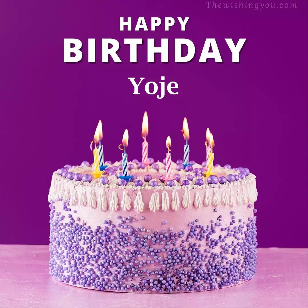 Happy Birthday Yoje written on image 4