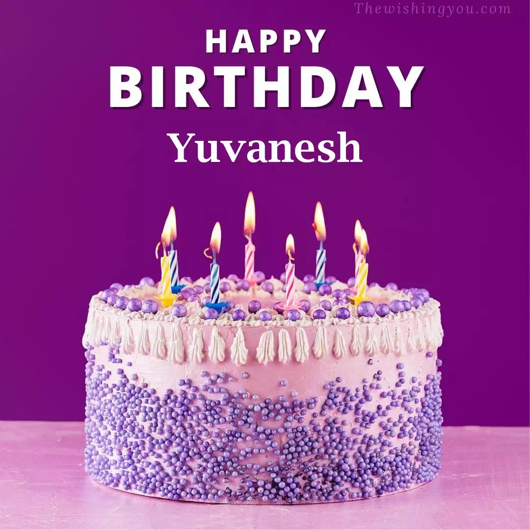 Happy Birthday Yuvanesh written on image 4