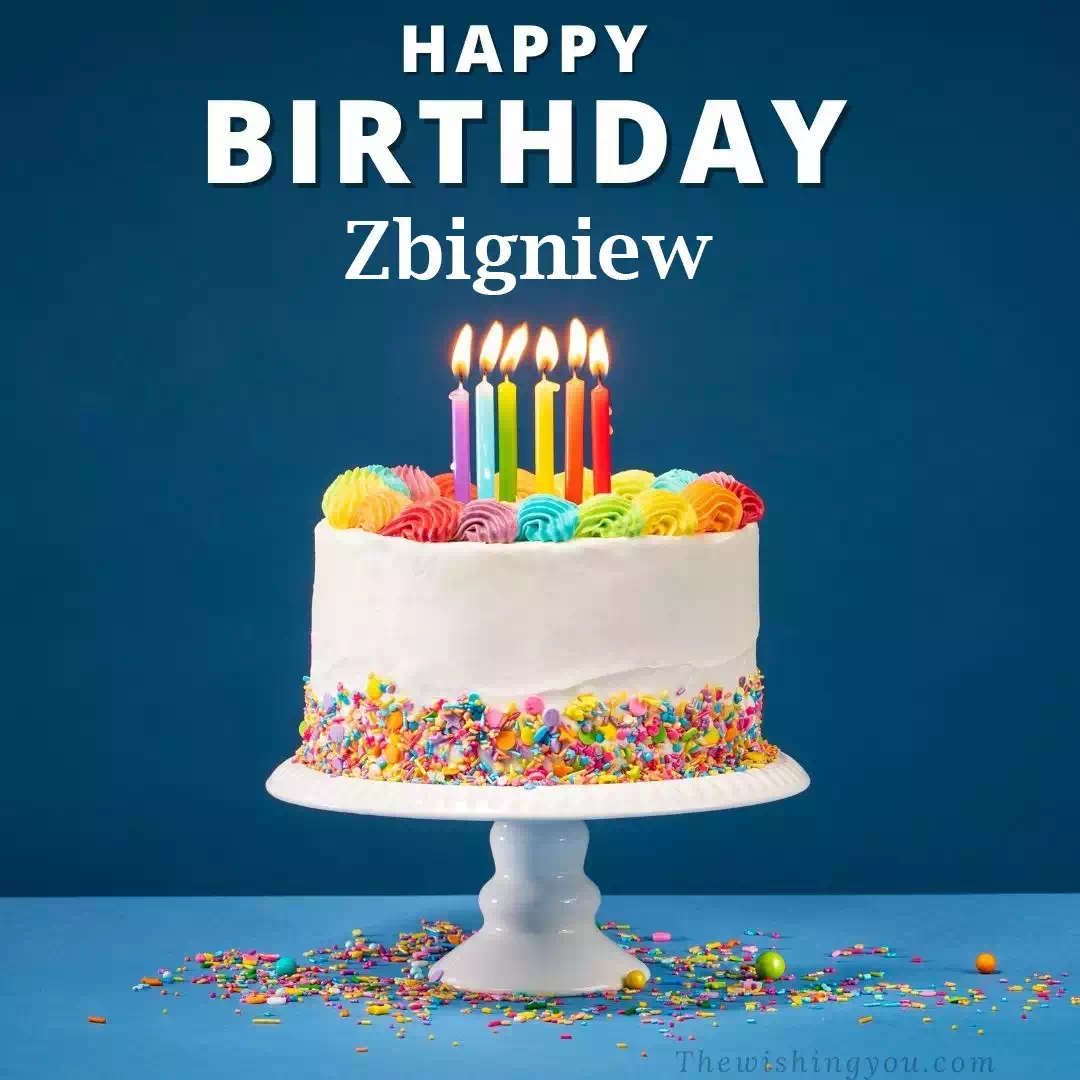 Happy Birthday Zbigniew written on image 3