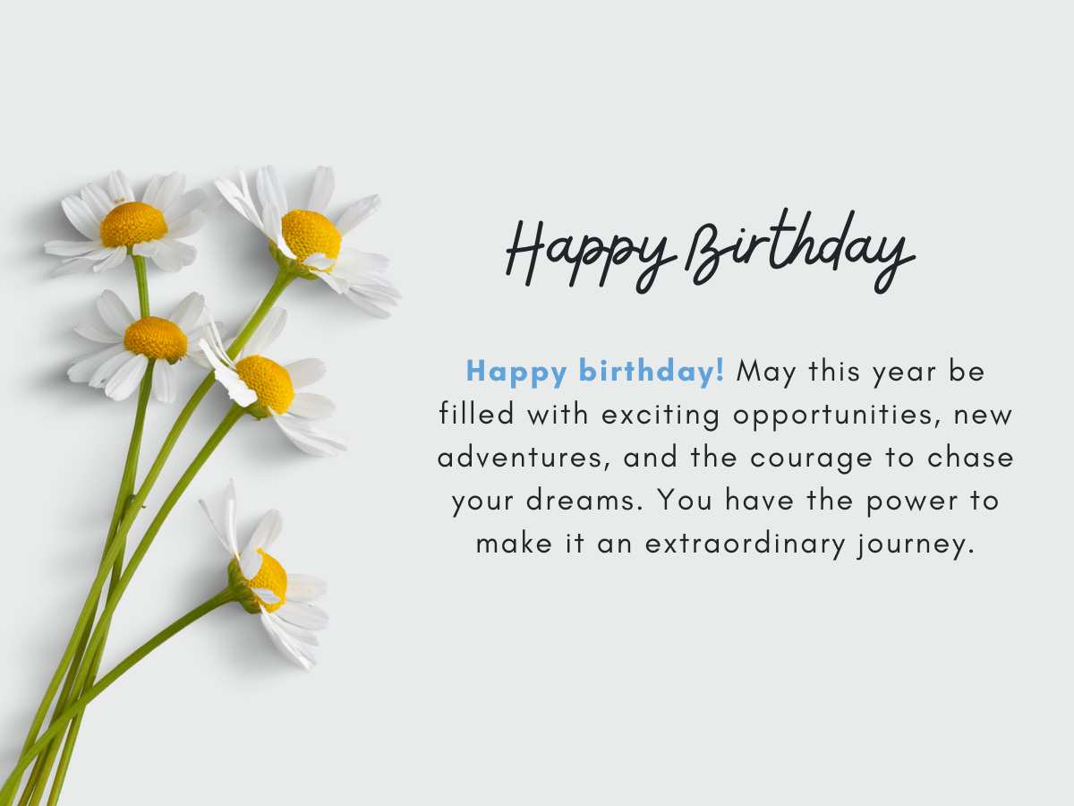 Inspirational Birthday Wishes Messages to Motivate and Inspire