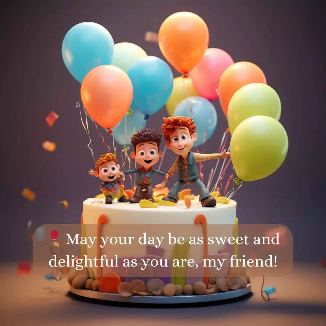 Birthday Wishes For Best Friend : Happy, happy birthday! You deserve all  the cakes, love, hugs and happiness today. Enjoy your day my friend! |  Shortpedia