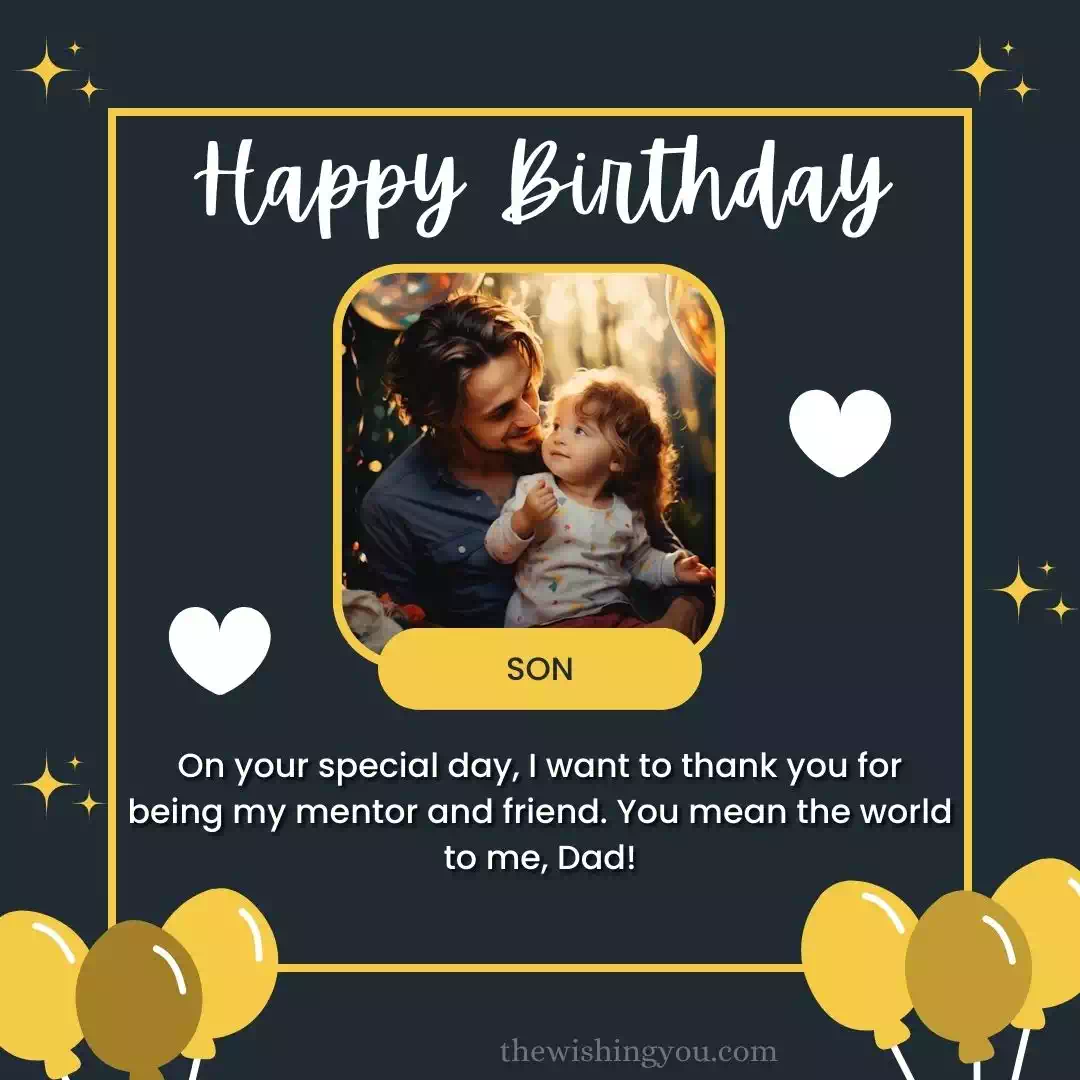 Birthday Wishes For Papa From Son 12