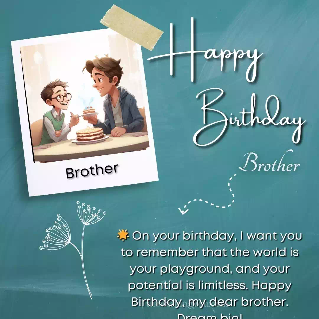 Inspirational Birthday Wishes For Brother 1