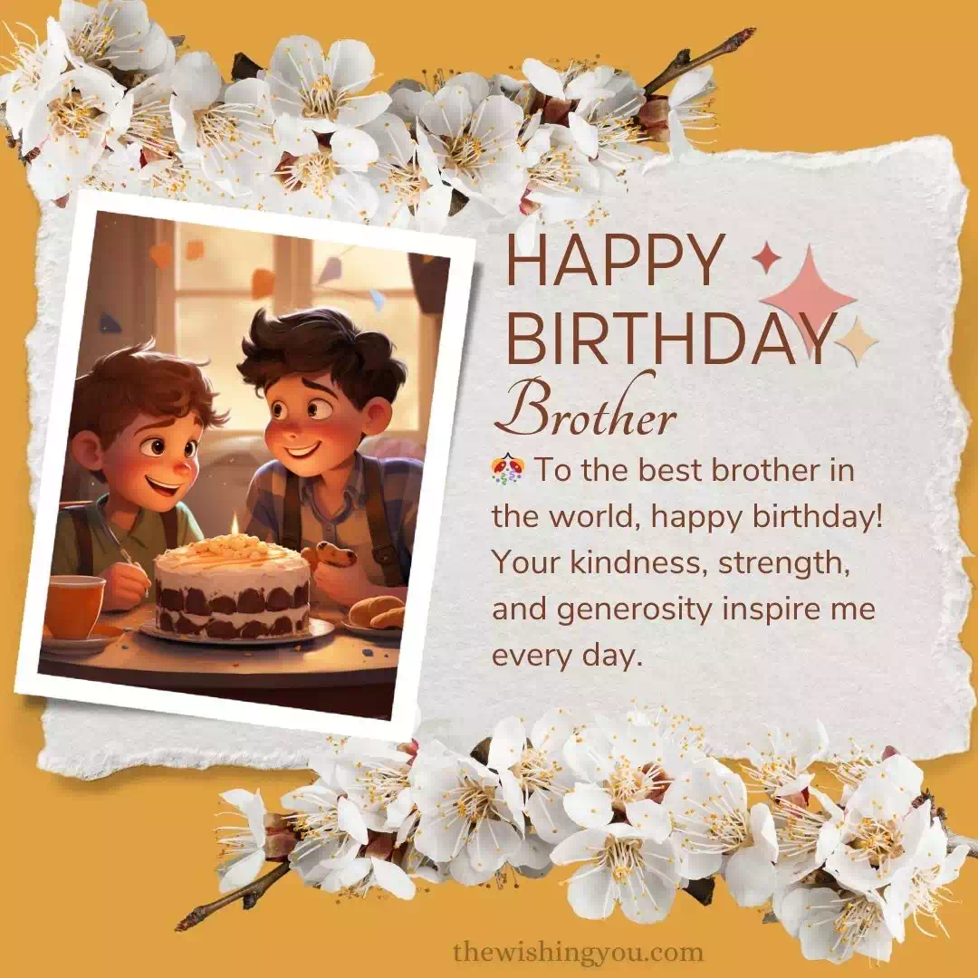 Nice Birthday Wishes For Brother 9